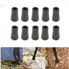 10 Nordic Walking Gummipuffer Pads Asphaltpads Ersatzfüße Trekking Wander Stöcke