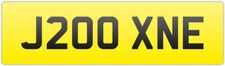 JOANNE THEME PRIVATE CAR NUMBER PLATE JO JOE JOANNA JOAN NEAT OLD J REG J200 XNE