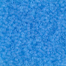Miyuki Delica DB0747/DB747 11/0 Transparent Light Blue Matte 7.2g