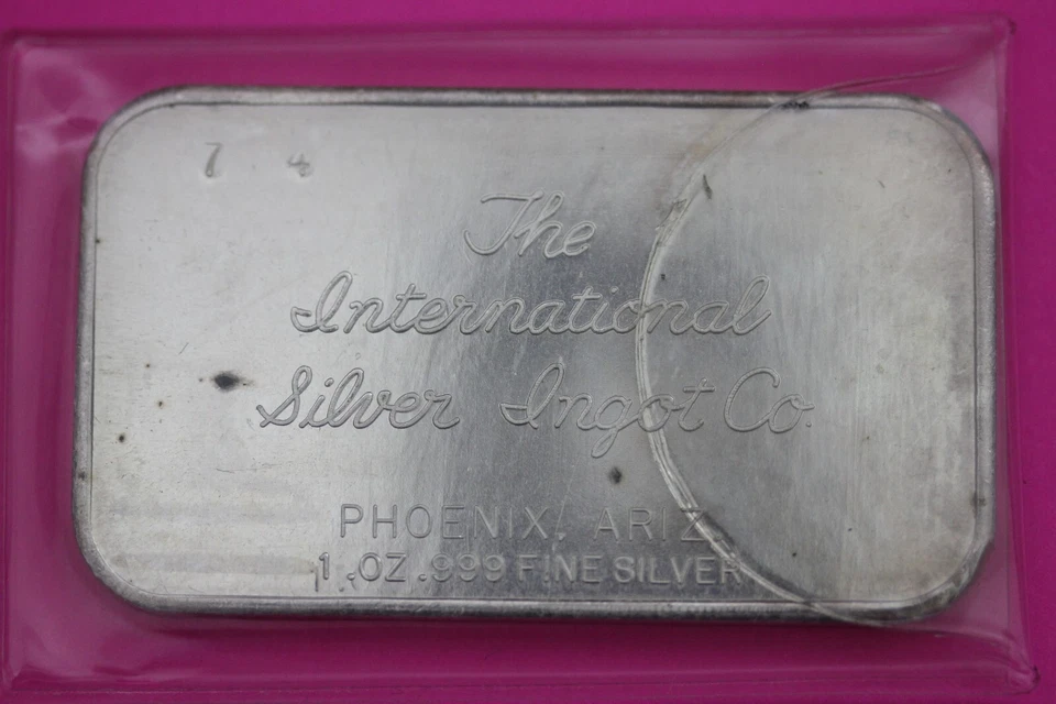 Extremely Rare Planet of the Apes Late 1960's & 1970's Era 1 oz Silver Bar 113N - Image 2 of 3