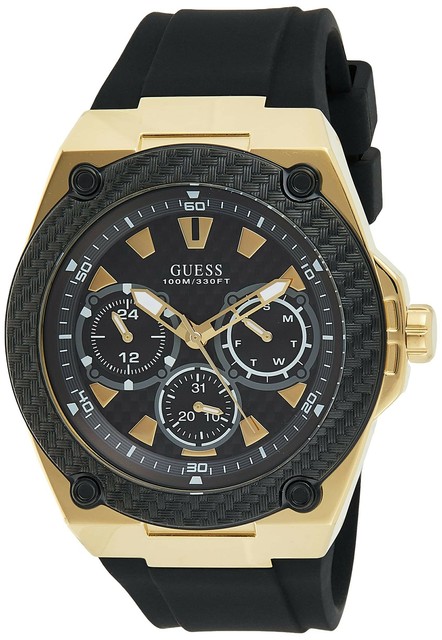 guess all black watch