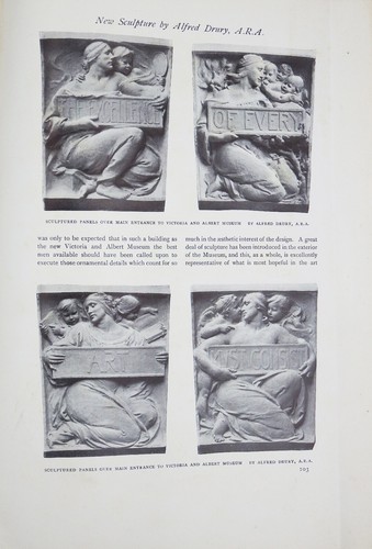 The Studio Magazine (art & design), March 1909 plates after L J Wood and Monod - Picture 6 of 7