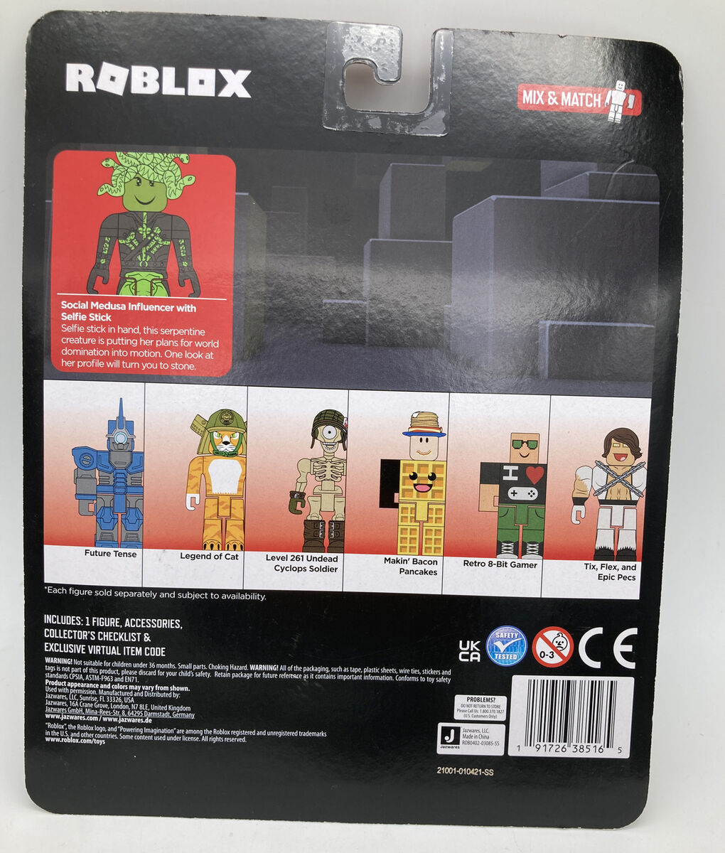 Mini Figura Roblox - Avatar Shop - Social Medusa Influencer