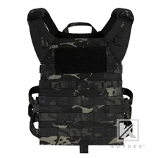 KRYDEX JPC2.0 Plate Carrier MOLLE Panel Tactical Vest Army Camo Black Camo