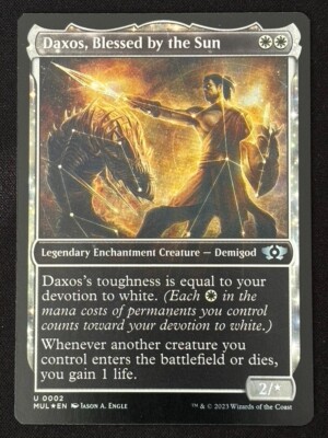 1x MTG Daxos, Blessed by the Sun (Foil) - MoM: Multiverse Legends (MUL) #2