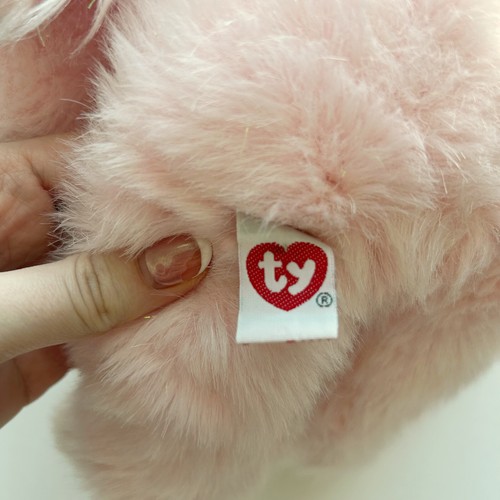 TY Beanie Baby Faithful 2006 Pink Bear Wings - Picture 6 of 9