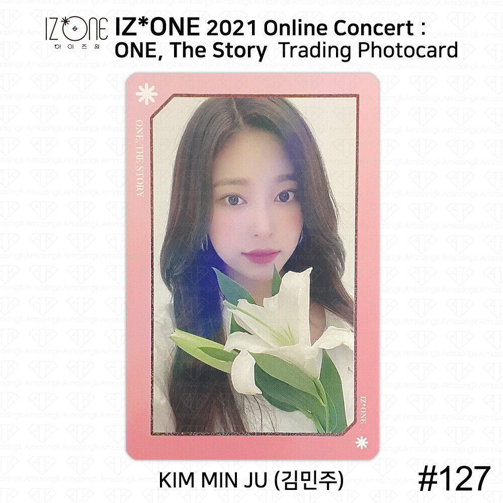 IZ*ONE 2021 One The Story Online Concert Trading card Photocard Kim Minju  KPOP