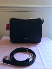 Kate Spade Black Premium Grainy Leather Shoulder/ Crossbody Handbag