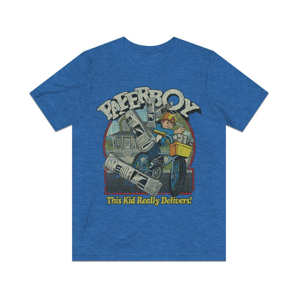 Paperboy Arcade 1985 Vintage Men's T-Shirt - Image 3 of 4