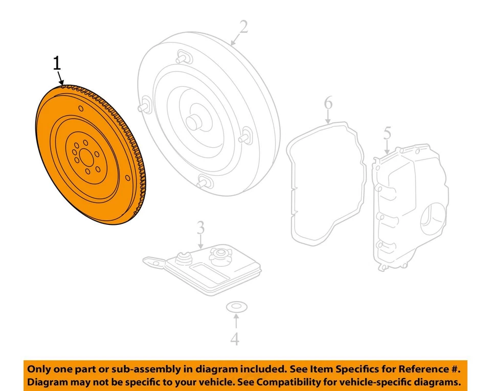 Placa flexible de Ford Escape 2014 1,6 L AT 11928319 Foto 3 de 4