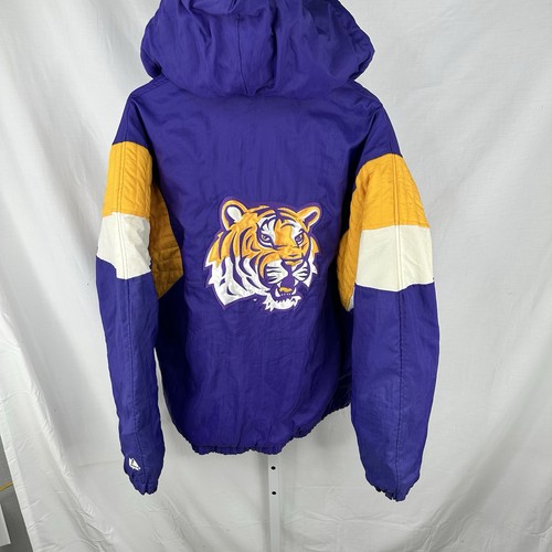 Neu mit Etikett Majestic Herren lila LSU Tigers NCAA Jacke-Größe M - Bild 5 von 11