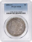 1890-CC Morgan Silver Dollar VF30 PCGS