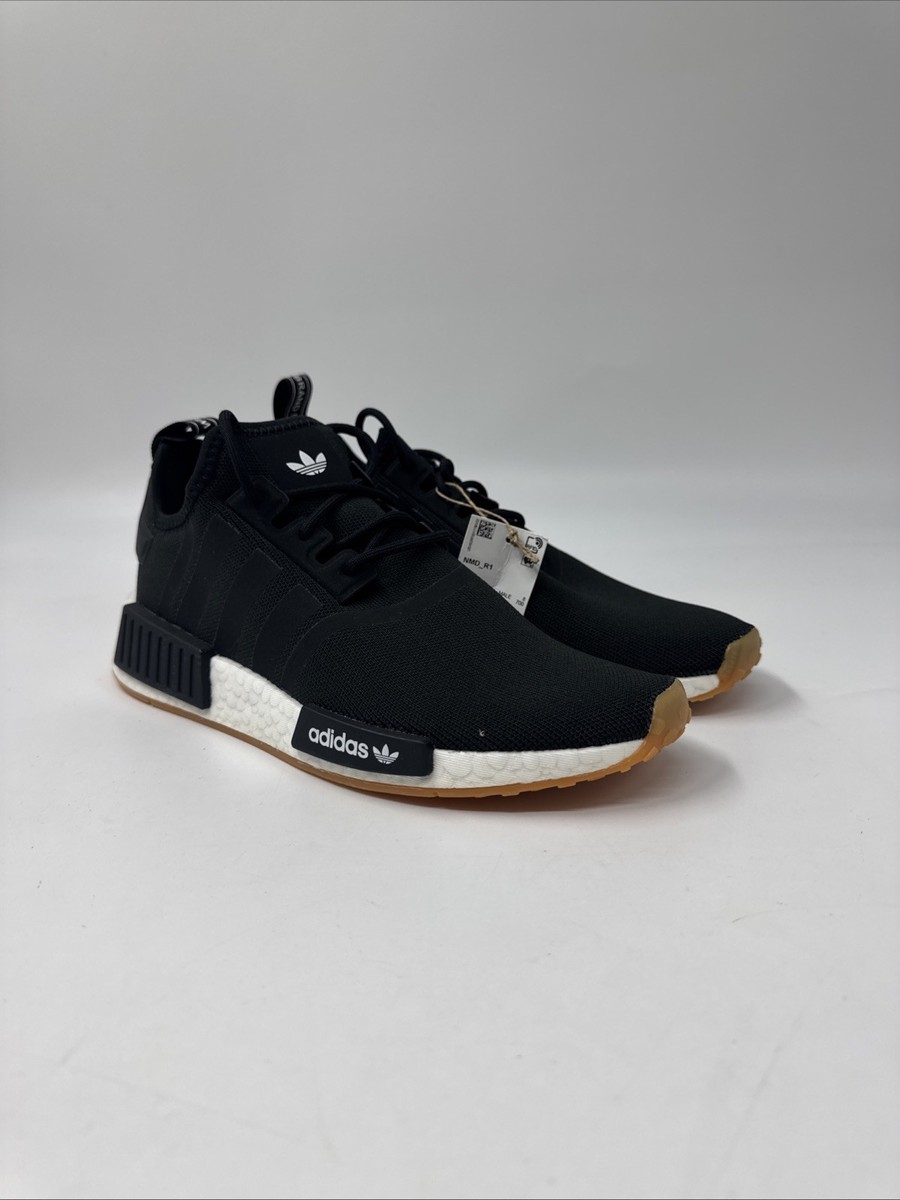 Adidas Originals NMD_R1 Primeblue Shoes Black Gum Boost GZ9257