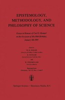 Wilhelm K. Essler (U. A.) | Epistemology, Methodology, And Philosophy Of Science