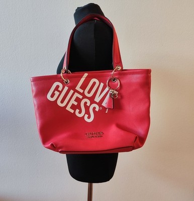 GUESS Michy Love Tote Bag GUESS Handtasche Umhängetasche rot Art-Nr. GL758423