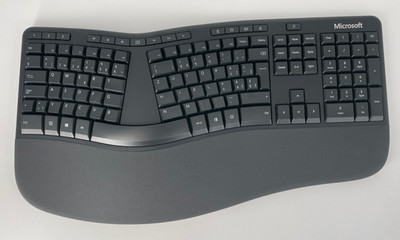 Microsoft Ergonomic Desktop Tastatur Maus Set USB QWERTZ CH inkl. DE Sticker NEU