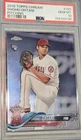 PSA 10/ GEM-MT! 2018 Topps CHROME SHOHEI OHTANI "Pitching" Rookie #150 ANGELS