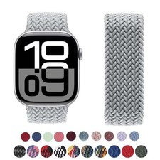Apple watch strap Series 10 9 7 8 5 SE 6 44/45/40/38/41mm Braided Solo Loop band