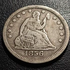 1856 25C Seated Liberty Quarter