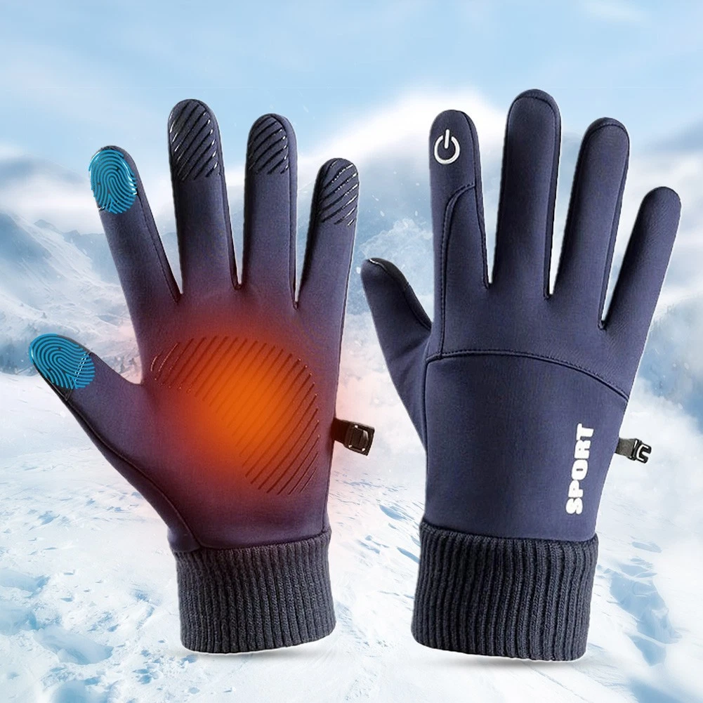Waterproof Windproof Thermal Gloves, Touch Screen Winter Gloves for Extreme Cold