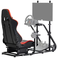 Hottoby Racing Sim Cockpit Stand Fit Logitech Fanatec G923 G29 XBox Thrustmaster