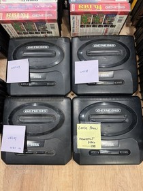 Lot Of 56 Sega Genesis Video Games W/ 4 Model 1 Consoles Read Description