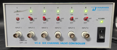 Warner Instrument Corporation VC-6 Six Channel Valve Controller 