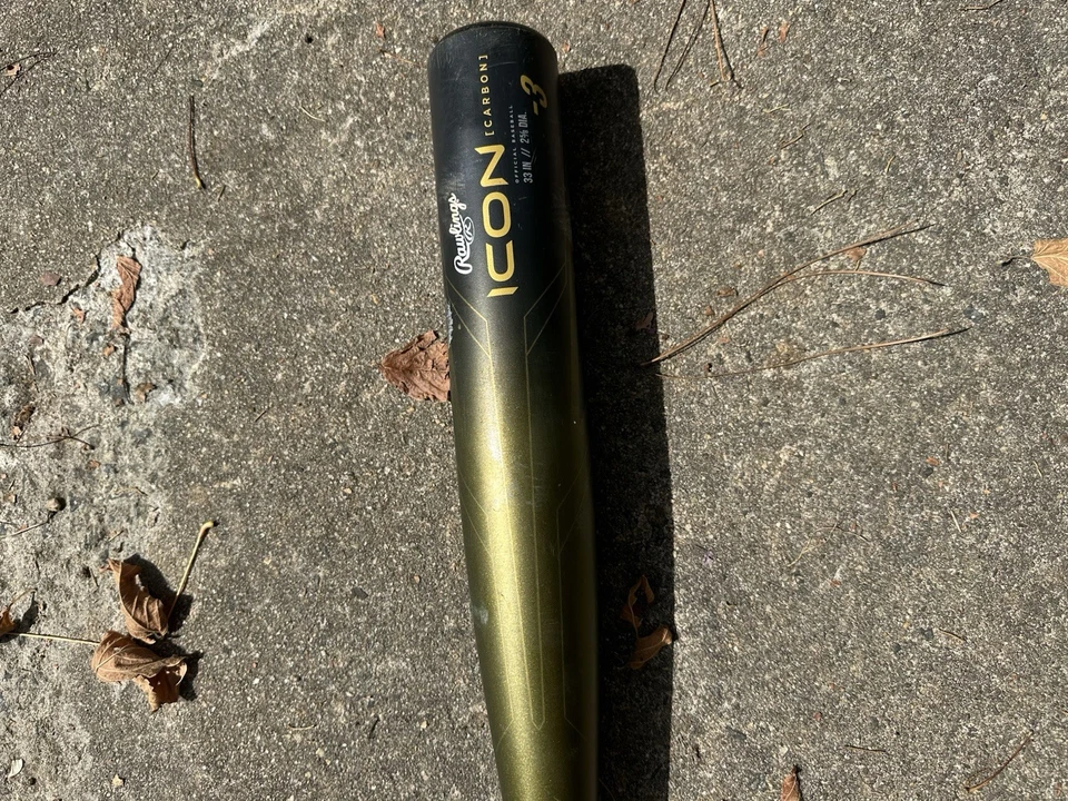 Bate de béisbol Rawlings 2023 Icon BBCOR 33 pulgadas/30 oz 2-5/8" RBB313 Foto 4 de 4