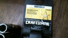 Vintage Craftsman 3/8 Drive 9pc SAE Deep 6pt ...