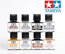 Tamiya Panel Line Accent Color (40ml) Multiple Options for Plastic Model Kit