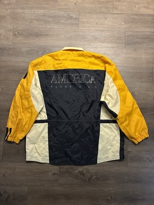 Vintage Perry Ellis America Windbreaker Jacket Mens Size 2XL