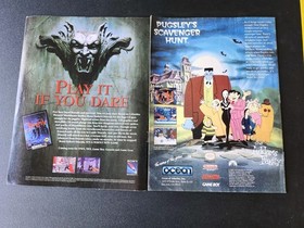 Ride The Ocean Wave & Sony Imagesoft Catalog Magazine Bundle SNES Sega CD