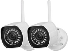 Outdoor Security Camera Wireless 2 Pack , 1080P Full HD Home Security Camera Sy