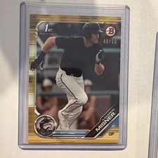 2019 Bowman Draft Gold /50 Kameron Misner #BD-196 3hd
