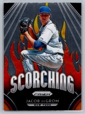 Jacob deGrom 2019 Panini Prizm Scorching New York Mets #S4