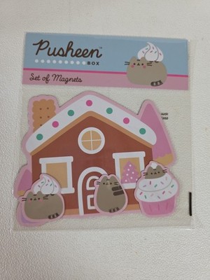 Pusheen Box Winter 2025 Pusheen Gingerbread House Set of Magnets New Sealed