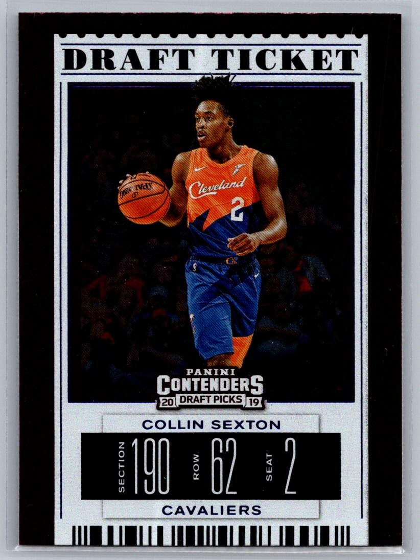 2019 Panini Contenders Draft Picks #9b Collin Sexton Draft Ticket Red Foil