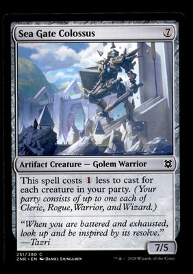 Sea Gate Colossus 251 Common Zendikar Rising Magic: The Gathering Near Mint
