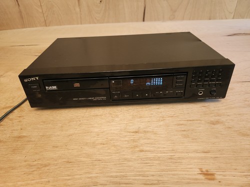 Sony CDP-491 Pulse Single Disc CD Player 1991 Tested