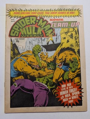 Spider-Man and Hulk Weekly Comic No 419, March 18th 1981, Marvel UK. Team-Up.