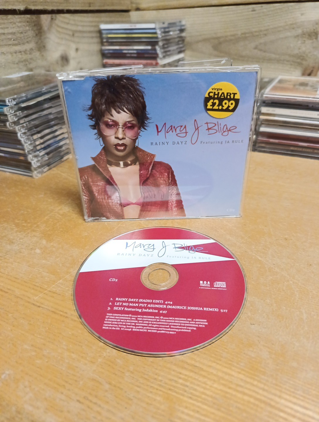 Mary J. Blige - Rainy Dayz - CD Single RARE