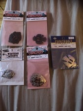 Conchos Crafts Etc 9 piece set Arrowhead, Thunderbird 