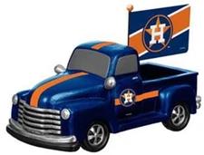 Houston Astros 9 Inch Metal Rally Truck Statue, Outdoor Garden or Indoor Fan...