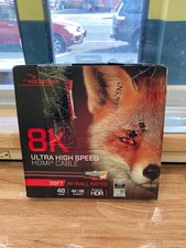 Rocketfish- 25' 8K Ultra High Speed HDMI® 2.1 Certified  Black New-BOX DAMAGED