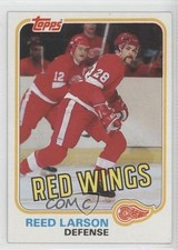 1981-82 Topps Reed Larson #92W 0a4