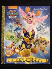 Vintage A Little Golden Book Paw Patrol Mighty Pup Power 2018 6664