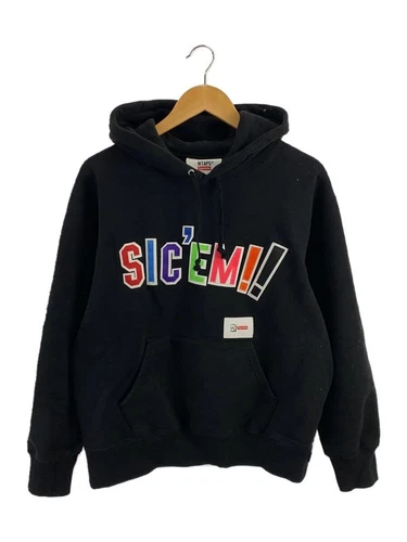 Felpa con cappuccio Supreme WTAPS Sicem! Felpa con cappuccio S cotone nero usata