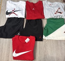 Lot of Size 7 Nike Jordan Boys 3 T-Shirts and Shorts Sets and 1 T-Shirt New