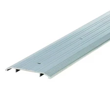 Saddle Threshold, Fluted Top, 3 Ft., Alum,  1Vzr2