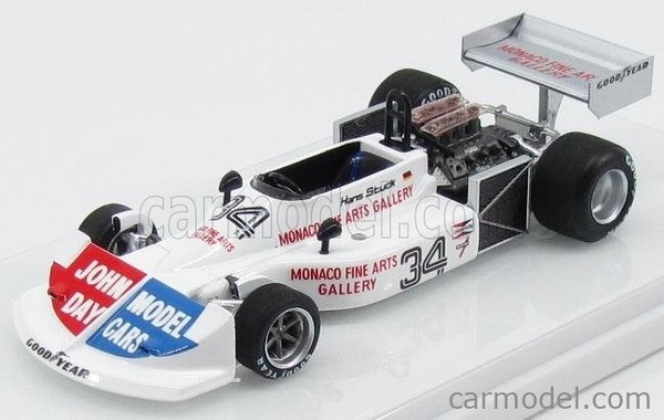 DECAL 1/43. MARCH 761. DOS DECORACIONES PETERSON, STUCK 1976. COMPLETA.